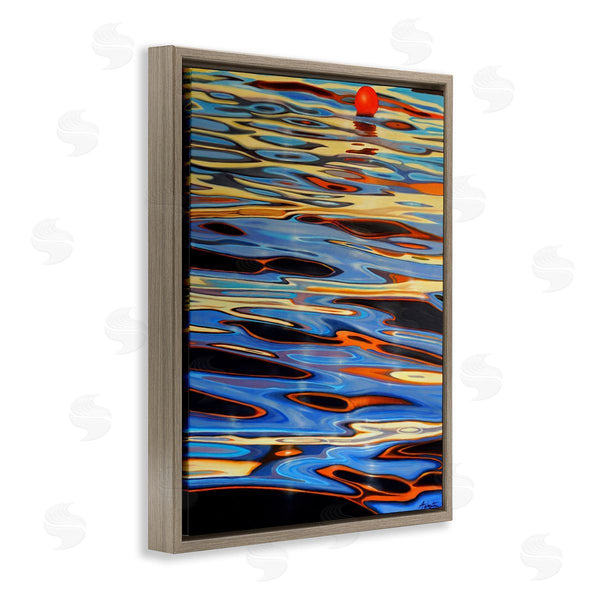 Stupell Industries Alan Weston | Ball Floating Reflective Water Ripples Vivid Light Wall Art