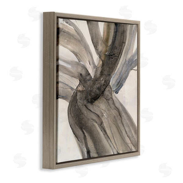 Stupell Industries Albena Hristova | Curved Coastal Driftwood Abstraction Neutral Brown