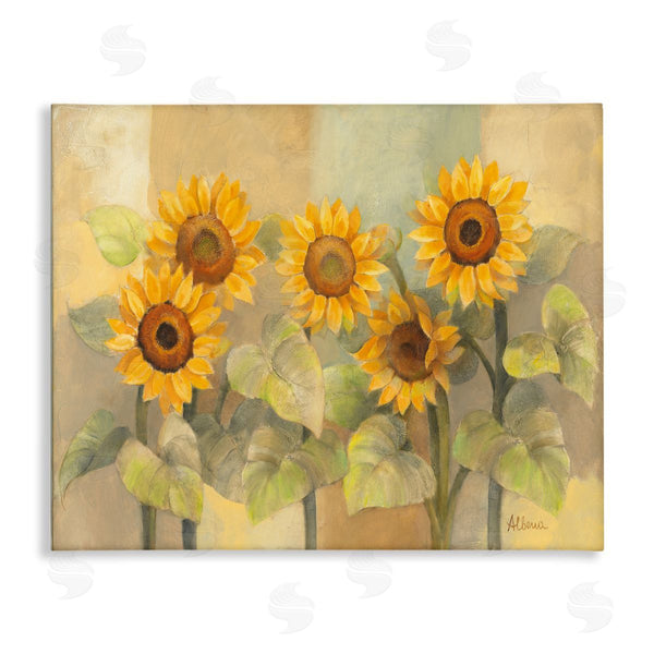 stupell industries Albena Hristova | Soft Vintage Sunflower Field