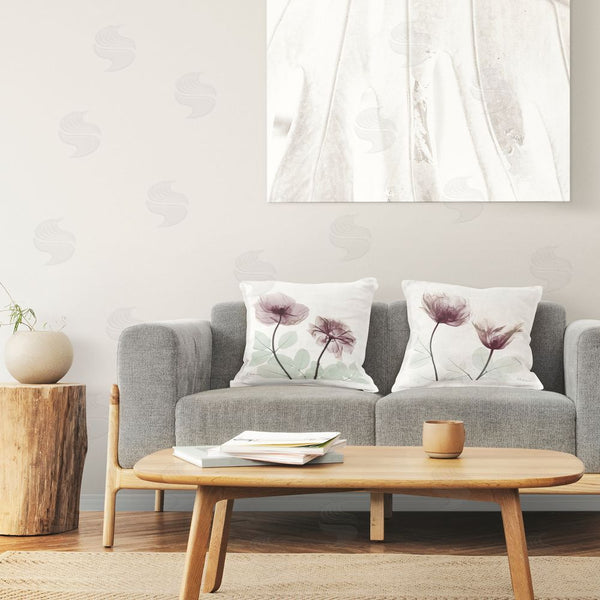 Stupell Industries Albert Koetsier | Delicate Mauve Flowers Printed Throw Pillow Set
