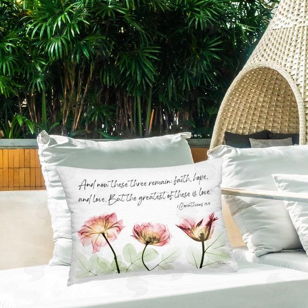 Stupell Industries Albert Koetsier | Faith Hope Love Floral