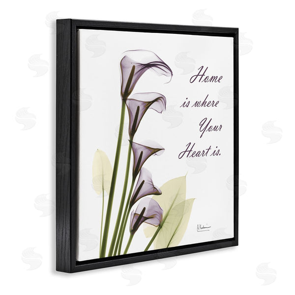 Stupell Industries Albert Koetsier | Home Where Heart Is Calla Lillies