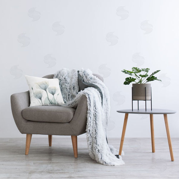 Stupell Industries Albert Koetsier | Minimal Tulip Buds Printed Throw Pillow