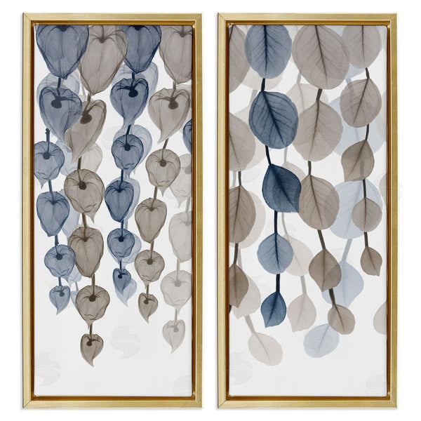 Stupell Industries Albert Koetsier | Neutral Opaque Cascading Leaves Wall Art