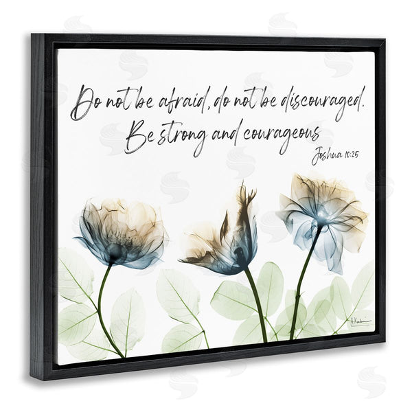 Stupell Industries Albert Koetsier | Strong And Courageous Floral Wall Art