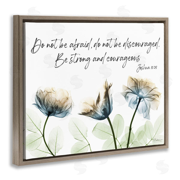 Stupell Industries Albert Koetsier | Strong And Courageous Floral Wall Art