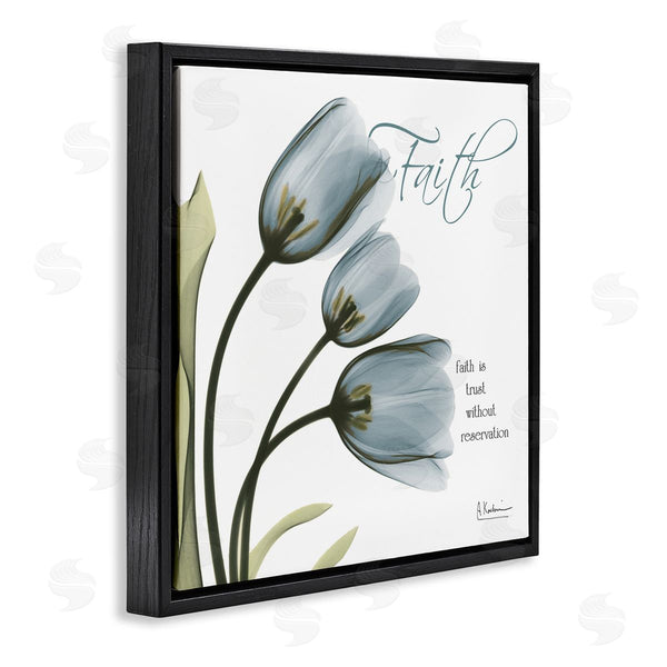 Stupell Industries Albert Koetsier | Tulip Silhouettes With Faith Quote Wall Art