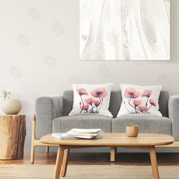 Stupell Industries Albert Koetsier | Various Faded Pink Flowers Printed Throw Pillow Set