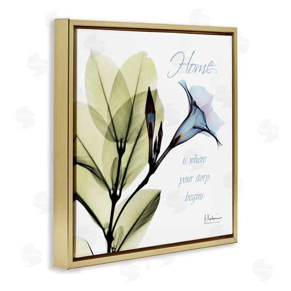 Stupell Industries Albert Koetsier | Your Story Begins Blue Floral