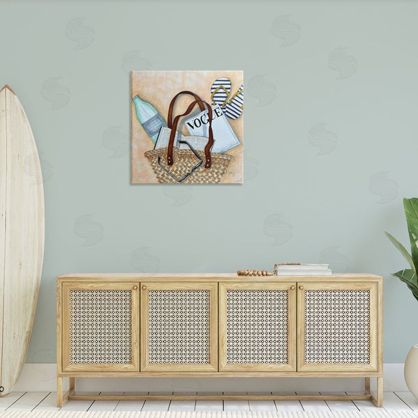 Stupell Industries Ale Saiz Studio | Summer Beach Bag Wall Art