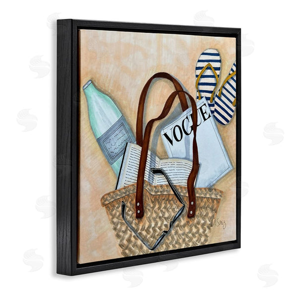 Stupell Industries Ale Saiz Studio | Summer Beach Bag Wall Art