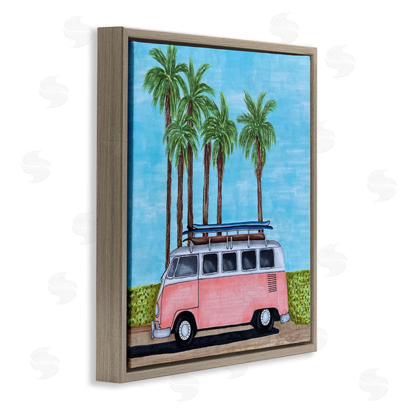 Stupell Industries Ale Saiz Studio | Tropical Vacation Minibus Wall Art