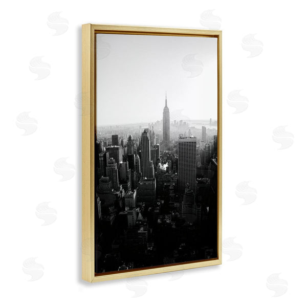 Stupell Industries Aledanda | Empire Building In Monochrome