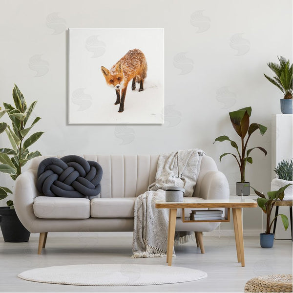 Stupell Industries Aledanda | Fox Stepping Snowy Landscape Wall Art