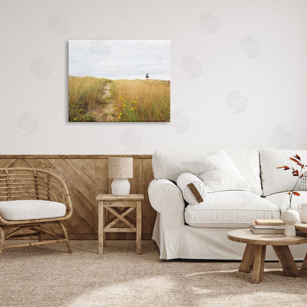 Stupell Industries Aledanda | Lighthouse Grassland Scenery Wall Art