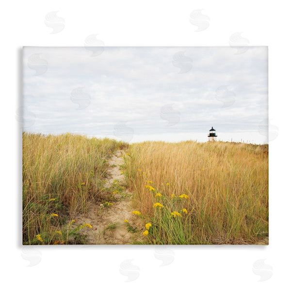 stupell industries Aledanda | Lighthouse Grassland Scenery Wall Art
