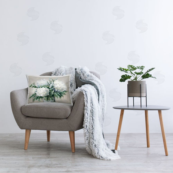 Stupell Industries Alex Black | Full Hydrangeas In White