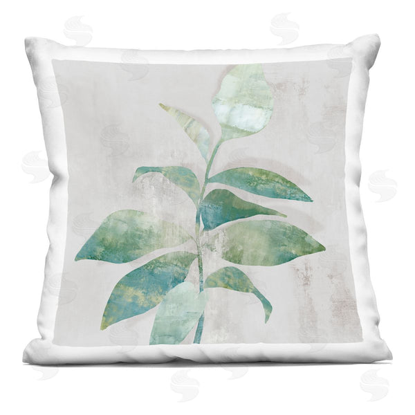 stupell industries Alex Black | Minimal Bloom Rustic Accent Printed Throw Pillow