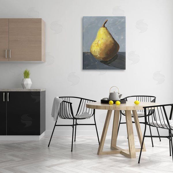 Stupell Industries Alexandria Gilbert Kincaid | Abstract Shadowed Pear Wall Art