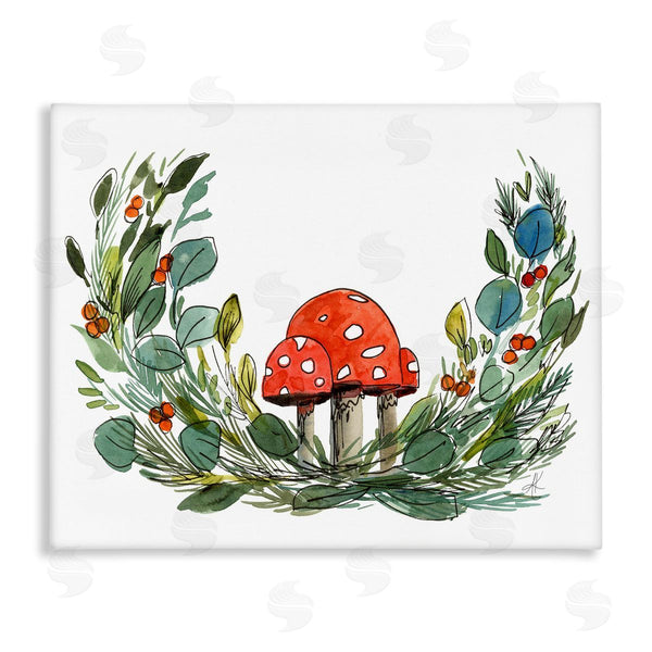 stupell industries Alexandria Gilbert Kincaid | Mushrooms & Greens Wall Art