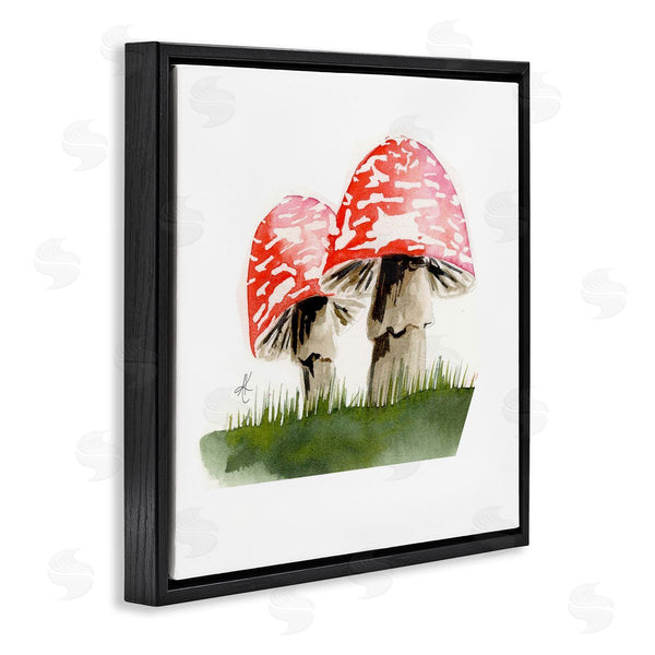 Stupell Industries Alexandria Gilbert Kincaid | Red Mushroom Pair Wall Art