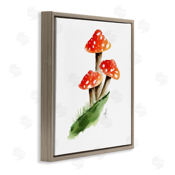 Stupell Industries Alexandria Gilbert Kincaid | Red Mushroom Trio Wall Art