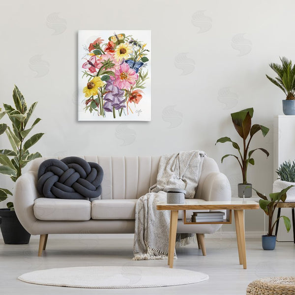 Stupell Industries Alexandria Gilbert Kincaid | Varied Cottage Floral Bundle Wall Art