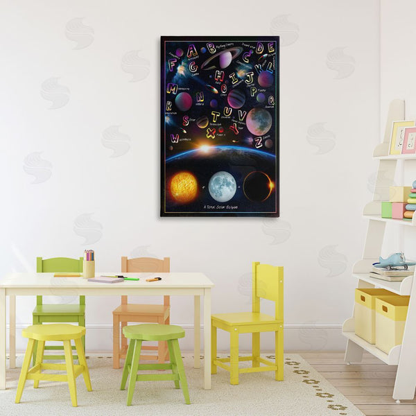 Stupell Industries Ali Chris | Educational Astronomy Alphabet Wall Art