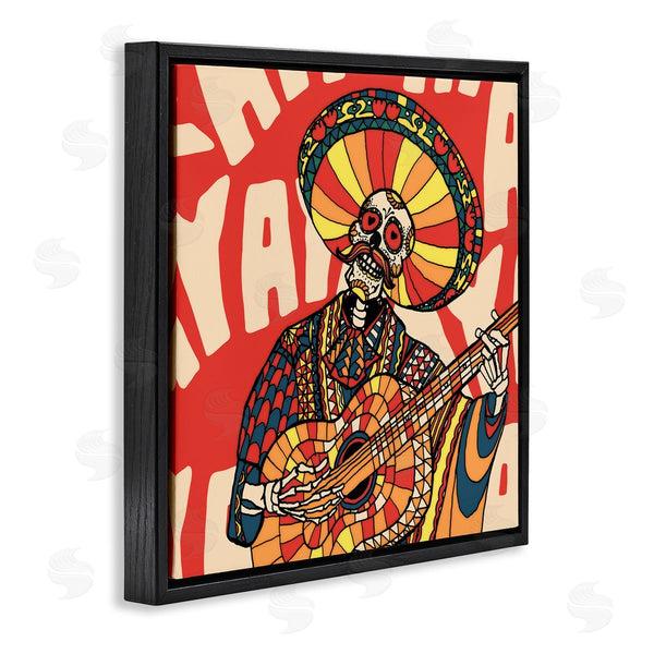 Stupell Industries Ali Gulec | Day Of Dead Guitarist Skeleton