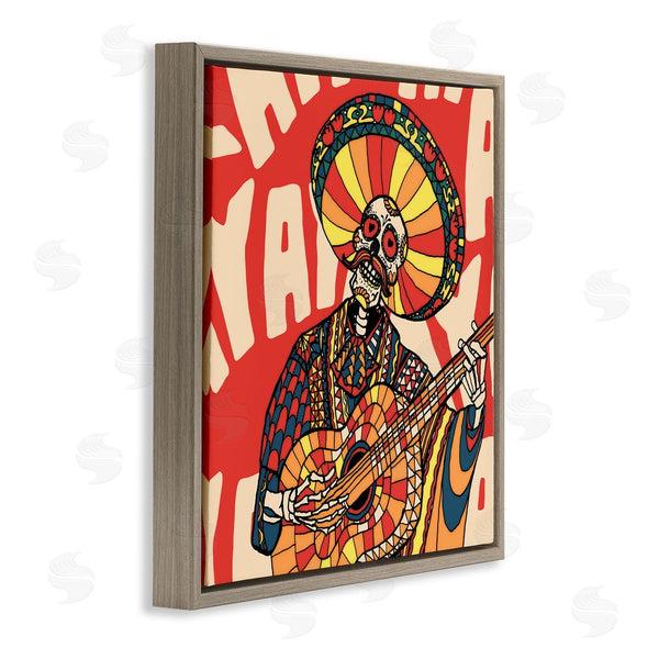 Stupell Industries Ali Gulec | Day Of Dead Guitarist Skeleton