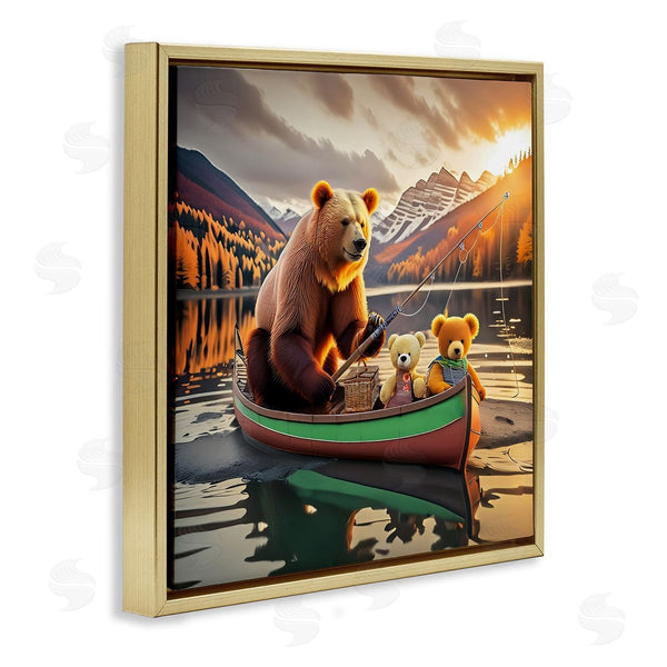 Stupell Industries Alina Georgescu | Bear & Friends On Boat