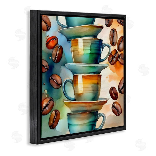 Stupell Industries Alina Georgescu | Coffee Beans & Mugs