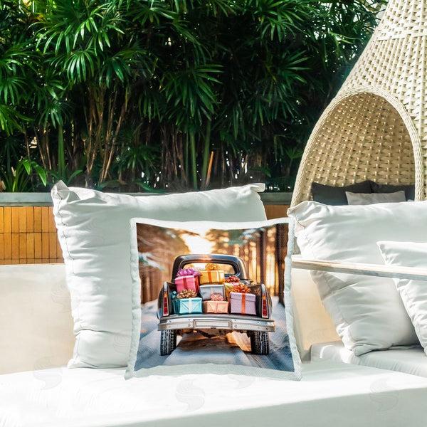 Stupell Industries Alina Georgescu | Special Holiday Delivery Printed Throw Pillow