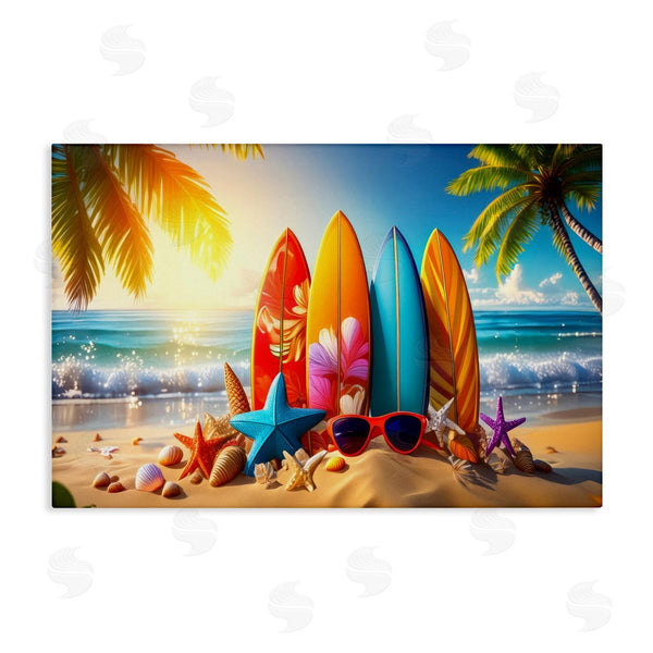stupell industries Alina Georgescu | Tropical Surf & Turf