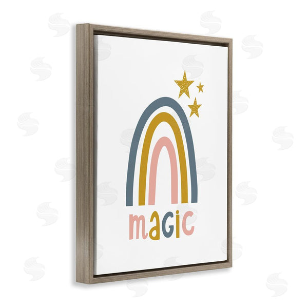 Stupell Industries Alina Sagirova | Rainbow With Magic Phrase Wall Art
