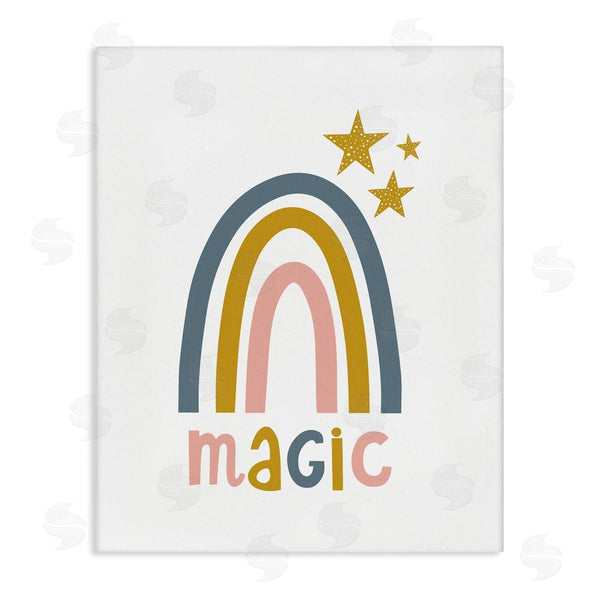 stupell industries Alina Sagirova | Rainbow with Magic Phrase Wall Art