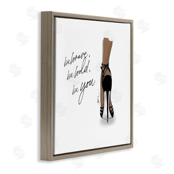 Stupell Industries Alison Petrie | Be Brave Bold You Fashion Wall Art