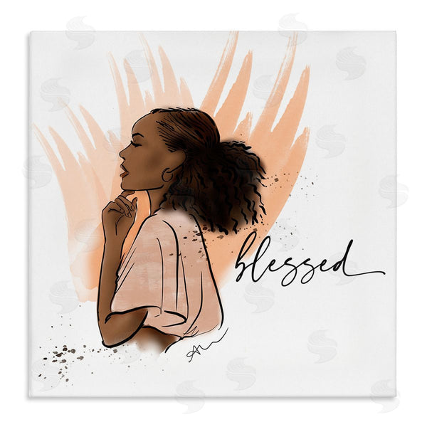 stupell industries Alison Petrie | Blessed Woman Portrait Wall Art