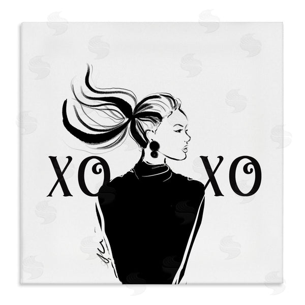 stupell industries Alison Petrie | Bold Glam XOXO Portrait Wall Art