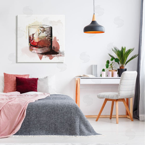 Stupell Industries Alison Petrie | Cherry Liquor Cocktail Glass Wall Art