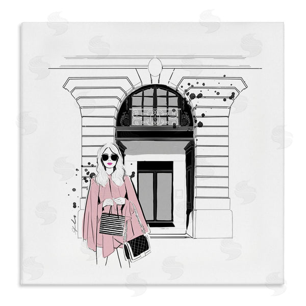 stupell industries Alison Petrie | Fashion Girl Town Storefront Wall Art