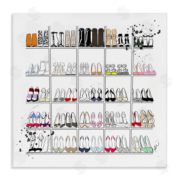 stupell industries Alison Petrie | Fashion Heels Glam Shopping Wall Art