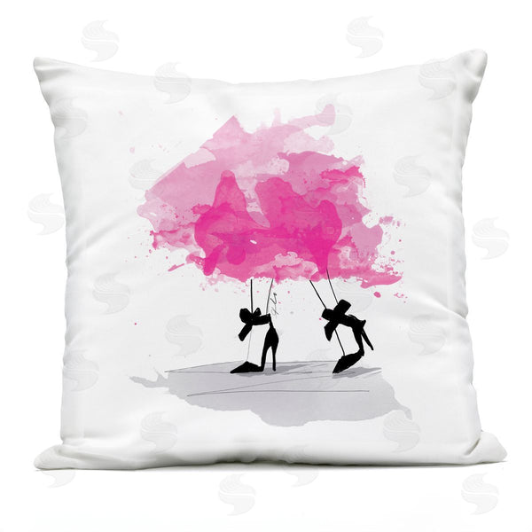 Stupell Industries Alison Petrie | Modern Pink Heels Fashion Printed Throw Pillow