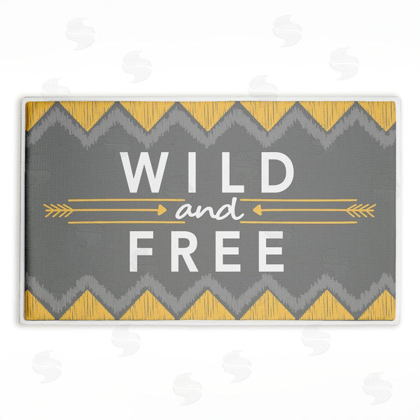 stupell industries Alison Tauber | Desert Boho Wild & Free Plush Bath Mat stupell industries Alison Tauber | Desert Boho Wild & Free Plush Bath Mat