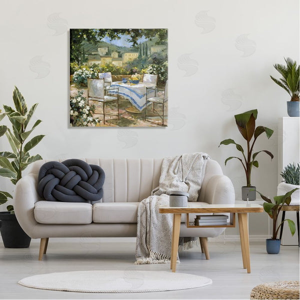 Stupell Industries Allayn Stevens | Floral Villa Patio Scenery Wall Art