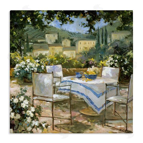 stupell industries Allayn Stevens | Floral Villa Patio Scenery Wall Art