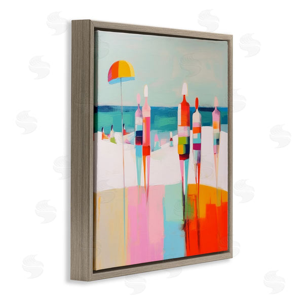 Stupell Industries Alonzo Saunders | Bold Modern Beachgoers