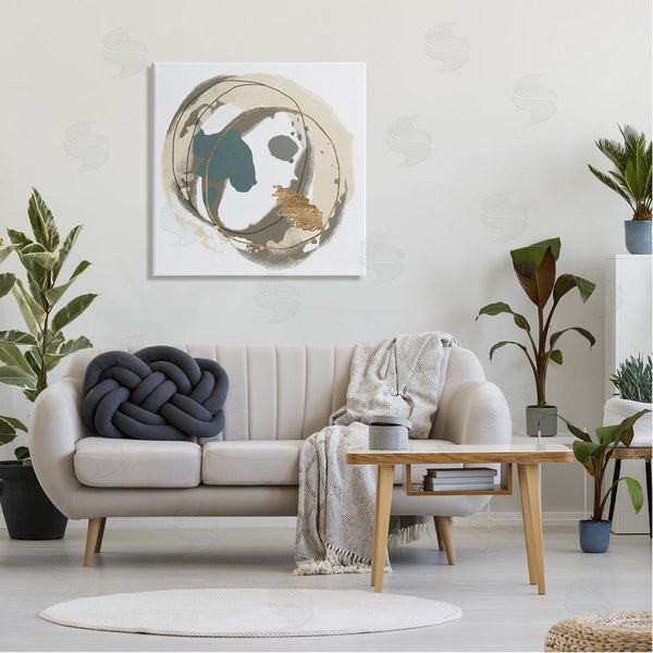 Stupell Industries Alonzo Saunders | Circular Inclusion Abstract Shapes Wall Art