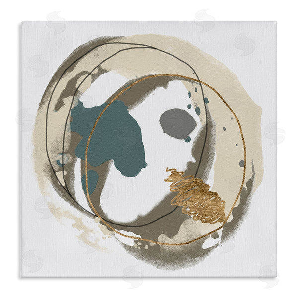 stupell industries Alonzo Saunders | Circular Inclusion Abstract Shapes Wall Art