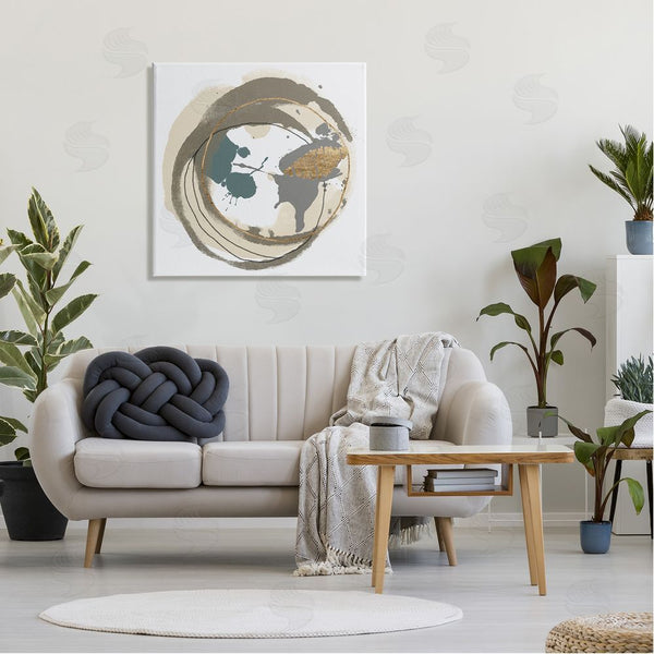 Stupell Industries Alonzo Saunders | Contemporary Circles Overlapping Abstract Wall Art